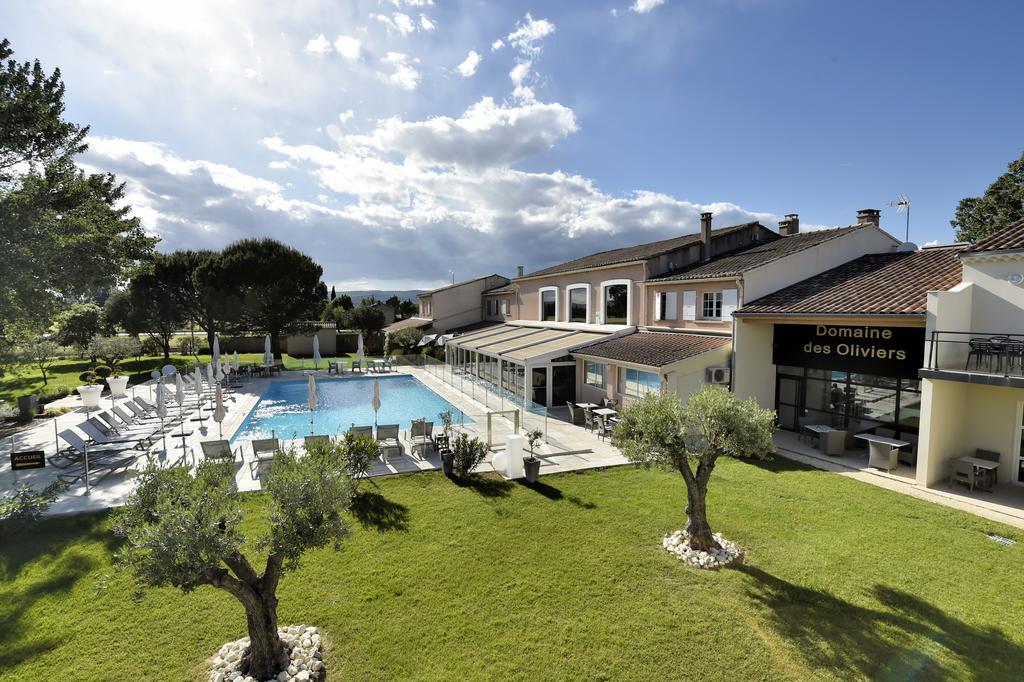 Hotel Le Domaine Des Oliviers Pierrelatte Exterior foto